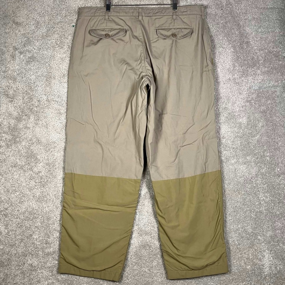 LL Bean Upland Briar Hunting Pants Mens 42 (Fits 42x31) Tan Brown Cotton Nylon - Picture 5 of 11